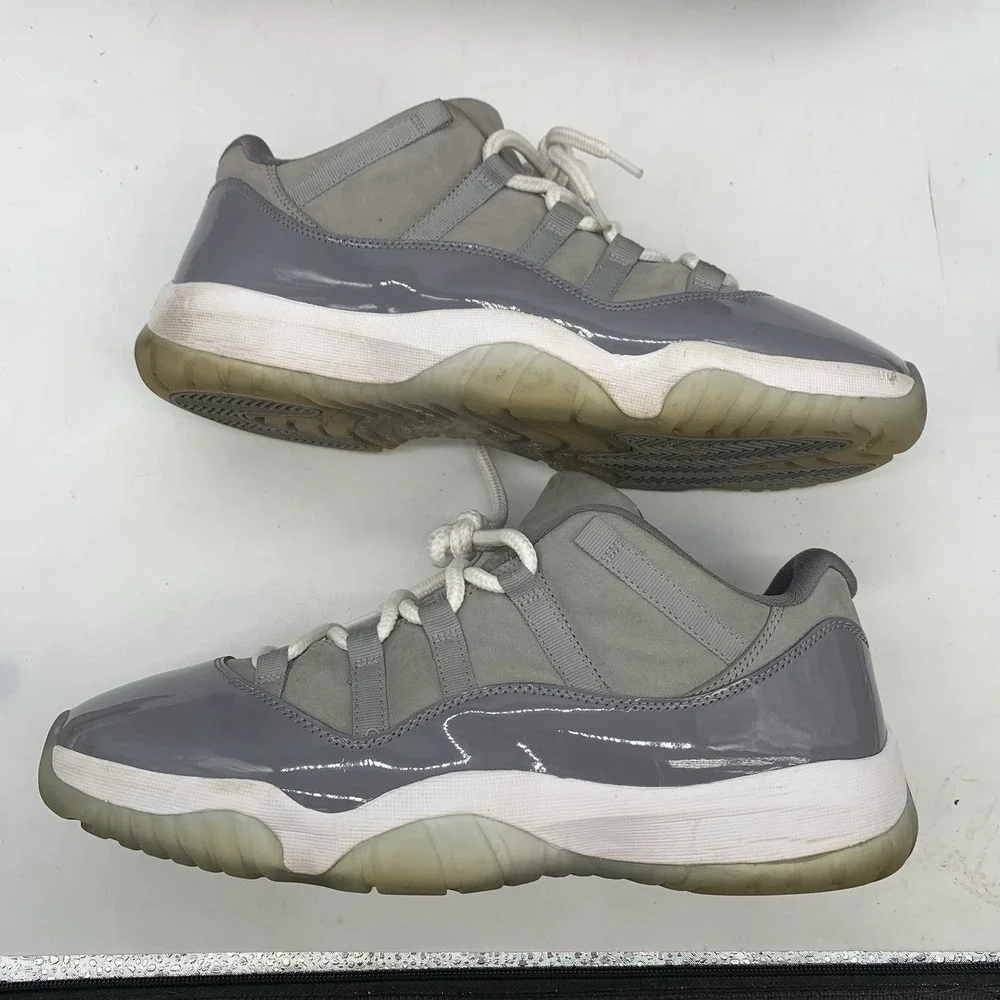 Jordan 11 Retro Low Cool Grey Shoes Mens 12 Lace Up Cleaned 2018 With Box